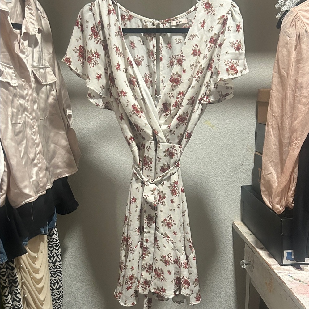 Floral Wrap Dress